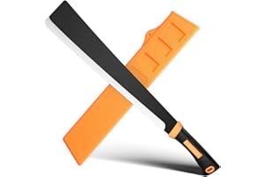 ZOOM.LZ Billhook Sickle Machete for Yard Work Cutting Trees Heavy Duty machetes Mexicanos de Trabajo Best Machete Camping,Gardening Machete,Land Management,Hunting and Outdoor.