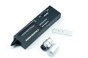 QUMOX Diamond Tester II V2 with 60X LED Loupe – Portable Electronic Gemstone Selector Tool for Diamond, Moissanite & Gem Test