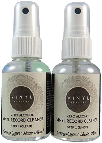 Vinyl Revival 2 x 250ml REFILL - 2 Step (Alcohol Free) Professional Vinyl Record Cleaner