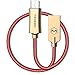 Micro USB Smart LED Auto Disconnect Quick Charge Data 3.2FT/1M Cable Android QC 3.0 for Samsung Galaxy S7/S7 Edge, Nexus, LG, Motorola, and More by Mcdodo (3.2FT Red)