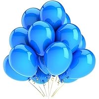 Harry Zone 100 pcs BlueLatex 12" Balloons for Decoration