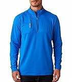 A195 Adidas Men's Pure Motion 1/4-Zip with Textured Inserts