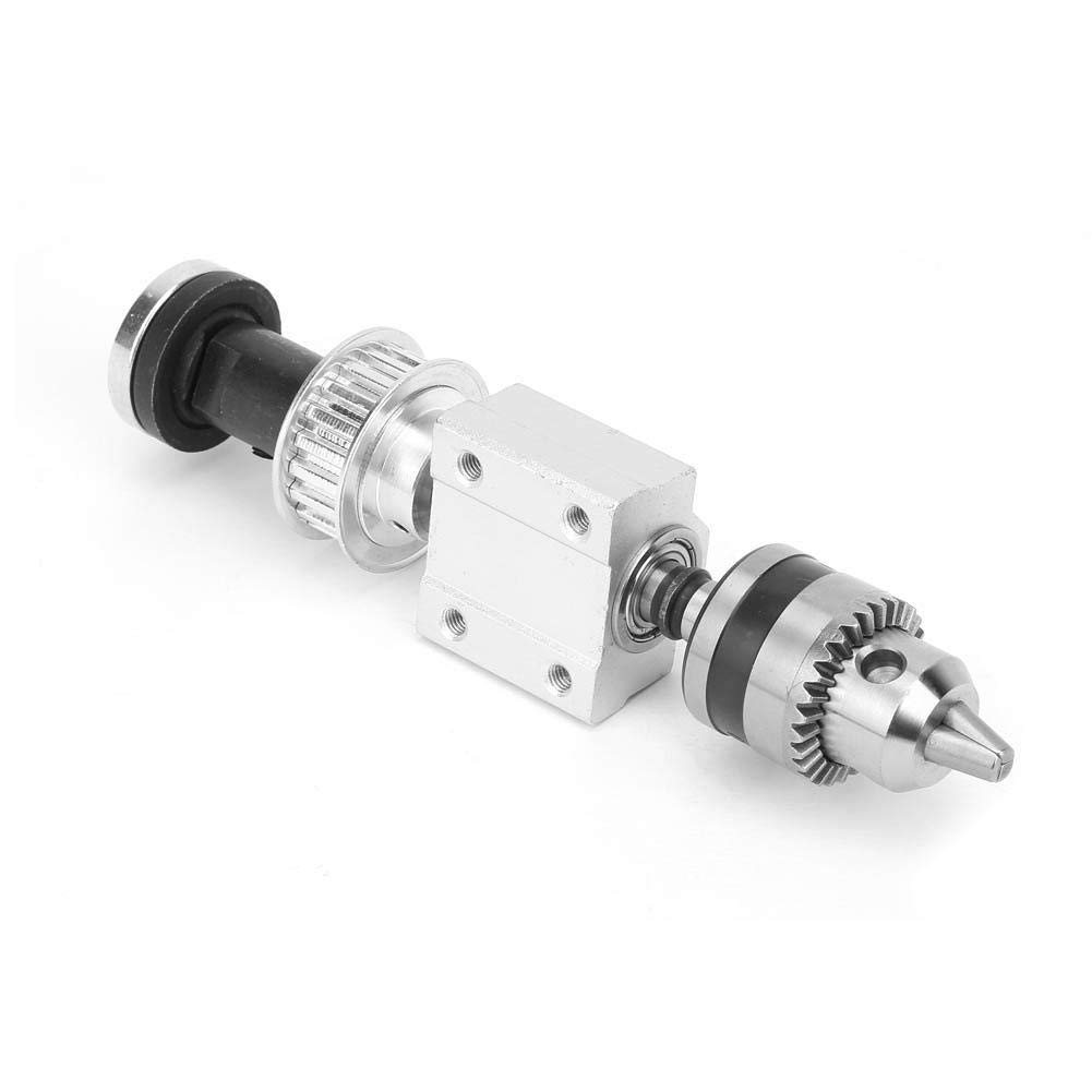 ViaGasaFamido High Precision Unpowered Spindle Assembly for DIY Woodworking Cutting and Grinding Compatible with B10 Drill Chuck M10 Shaft Sleeve