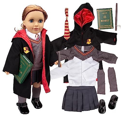 Dress Along Dolly Deluxe Hermione Granger Inspired Costume Doll Clothes