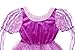 HenzWorld Rapunzel Costume Girls Birthday Party Dress Princess Accessories Braid Headband Tiara Set