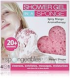 Spongeables Spa Shower Gel in a Sponge Aromatherapy, 3 Count Variety Pack, Lather Body Wash Infused Sponge, Spa Sponge for Healthy Skin, 3.5-Ounce Sponges