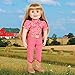 Maplelea Brianne 18 Inch Doll (Long Blonde Hair with Bangs, fair Skin, Blue Eyes)