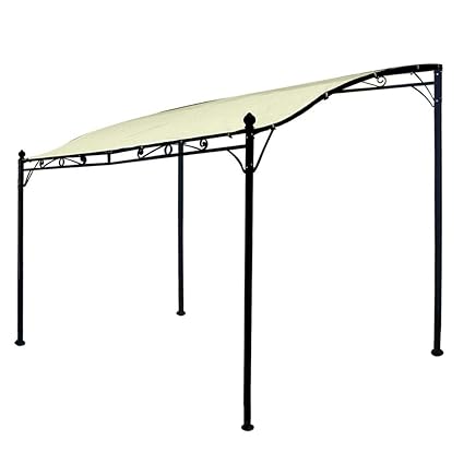 Anbaupavillon Mantova 300x250cm ecru Stahlgestell Pavillon