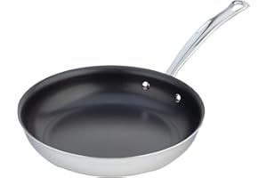 Meyer - DynastyClad Frying Pan, Premium Tri-Ply Stainless Steel Non-Stick Frypan, Fast & Even Heating, Induction Compatible, 