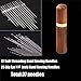 25 Big Eye Hand Sewing Needles 1.37 Inch Length Large Eye Stitching Needles in Sandalwood Tube Large-Eye Hand Sewing Needles Self-Threading Hand Sewing Needles