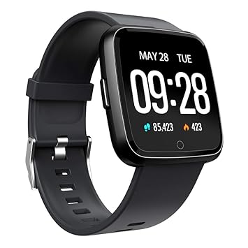 QNKEG Reloj Inteligente Monitor de Ritmo cardíaco en Tiempo ...