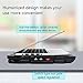 Laptop Cooler, Tenswall 5 Quiet Fans Laptop Cooling Pad for 13-17 Inch Laptops, Cooler Pad Stand with LED Light, Dual USB 2.0 Ports, Adjustable Height Settings