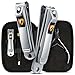 Ennbell Nail Clippers Set - Sharp Fingernail Toenail Clippers Manicure Nipper for Men & Women – Stainless Steel Nail Grooming Travel Kit Including Cuticle Cutter and File, Tweezers, & Carrying Case