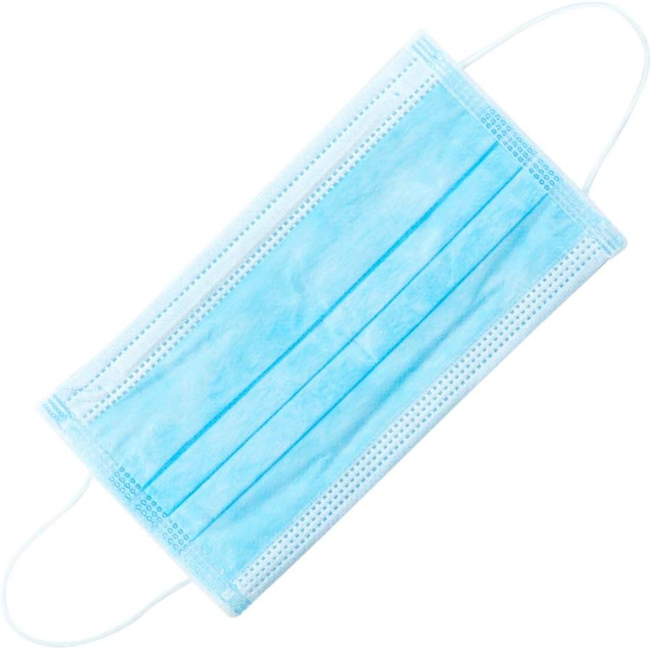 roll mask Basic Procedure Face Masks with Earloops, Polypropylene, Latex Free, Blue 2 layer 50 pcs.