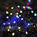 voona Solar Outdoor String Lights 200LED 2-Pack 72ft Multi-Color LED Decoration Strings for Holiday Party Outdoor Garden (Multi-Color)