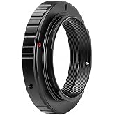 Starboosa M42 T-Ring for Nikon DSLR Cameras, Aluminum Telescope Adapter | M42 T-Ring; Nikon DSLR Compatibility; Aluminum Telescope Connection