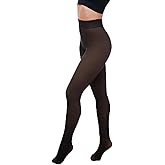 SINOPHANT Fleece Lined Tights Women High Waisted Fake Translucent Warm Pantyhose Leggings Sheer Thick Tights for Winter