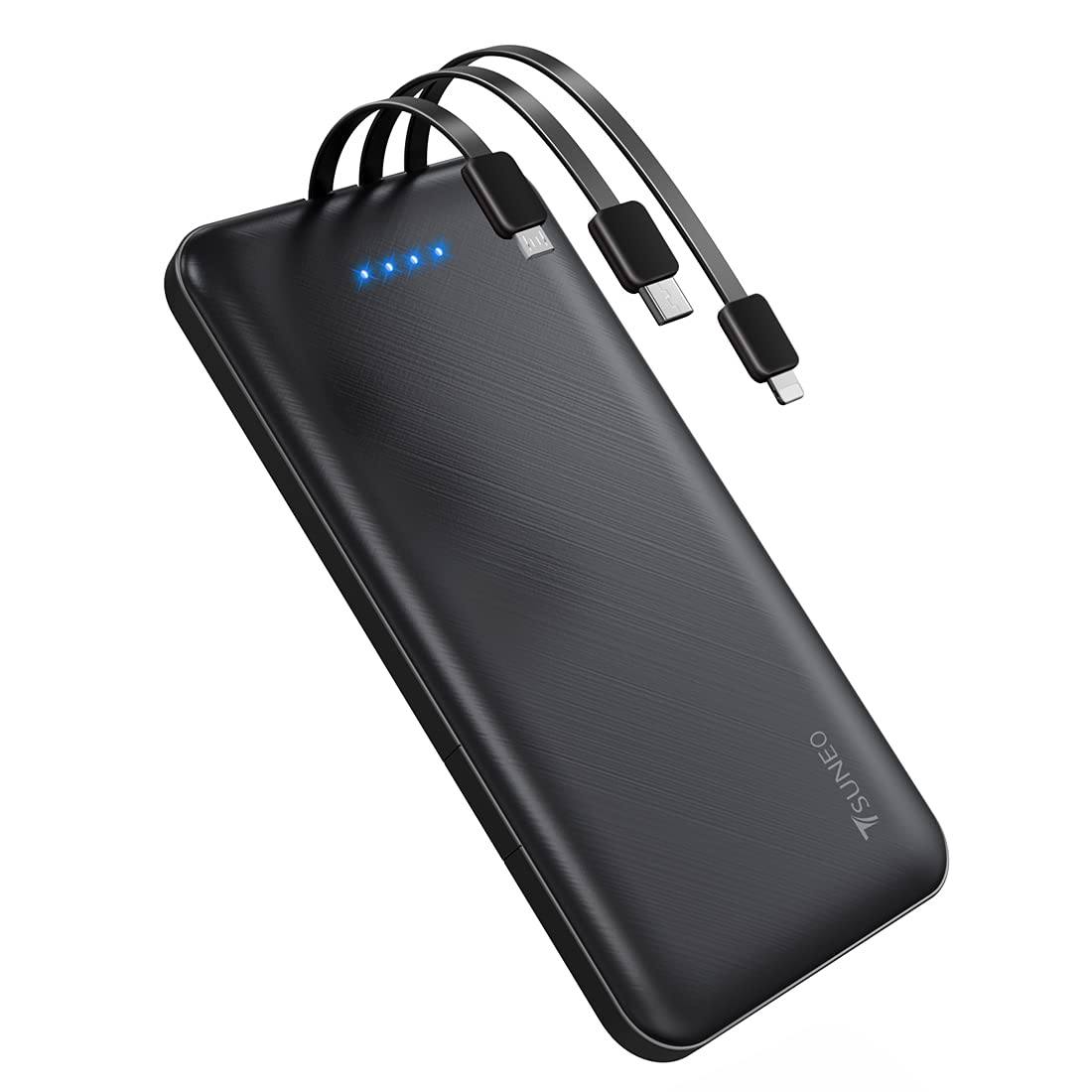 ソウシア商事 TSUNEO モバイルバッテリー 10000mAh 3ケーブル内蔵の商品画像