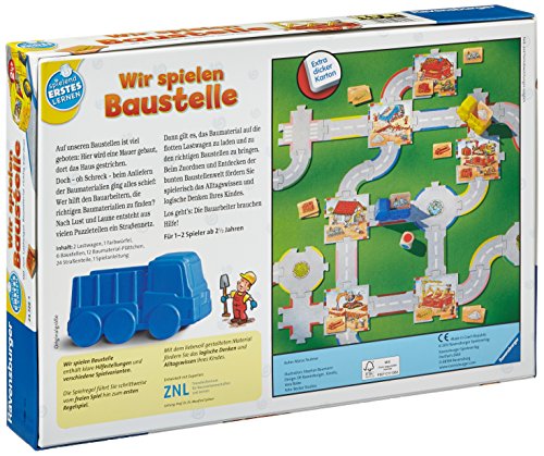 Ravensburger 24726 Wir spielen Baustelle - Bau-und Zuordnungsspiel für die Kleinen - Spiel für Kinder ab 2 Jahren… – Bild 3