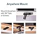 Gun Magnet, Magnetic Gun Mount Truck Accessories - 35 lb Concealed Carry Gun Holder for Holster, Car, Glock, Pistol, Handgun, Vehicle - Rubber Coated Small Magnets with Sticker & Cleaning Cloth