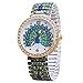joyliveCY Women Steel Watch Vintage Casual Watch Skull Peacock Owl Watch Female Dress Wristwatch