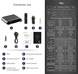Topping DX5 MQA DAC Headphone Amp Full Balancde