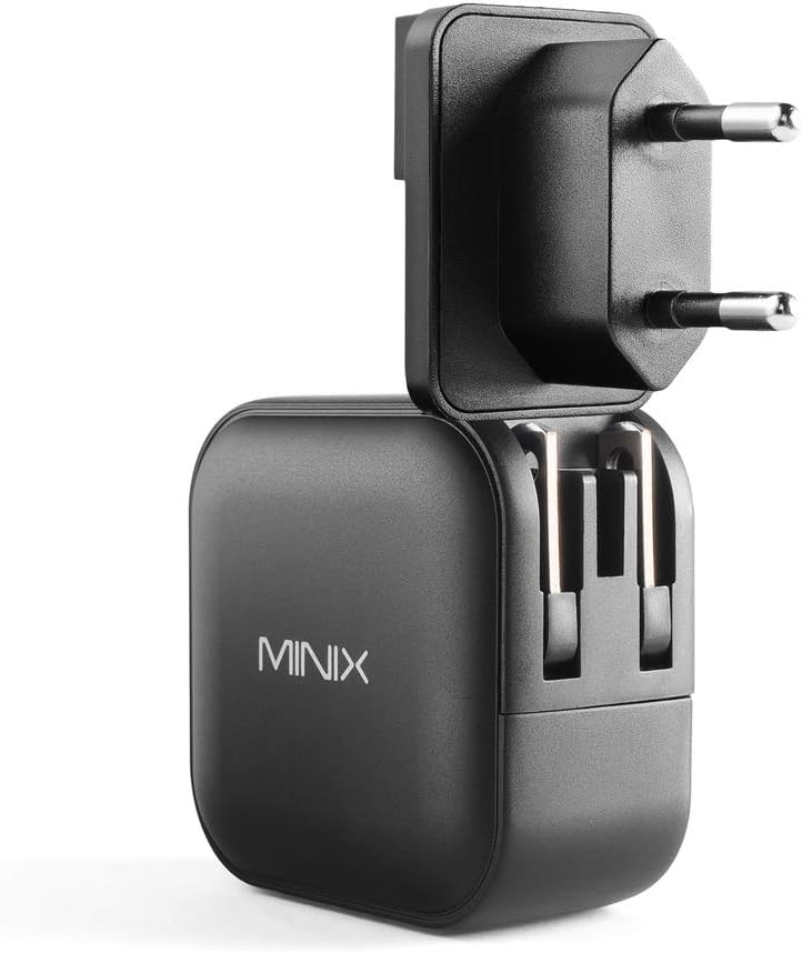 MINIX NEO P1 Wall Charger with 3 USB ports 2 x USB-C 3.0 (Maximum 65 W) 1 x USB-A Quick Charge 3.0 (Maximum 36 W) - Image 4