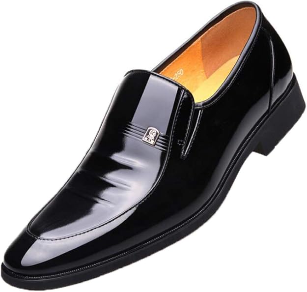 British Men's Shoes Pointed Inside The 6cm Pointed Shoes Men's Business