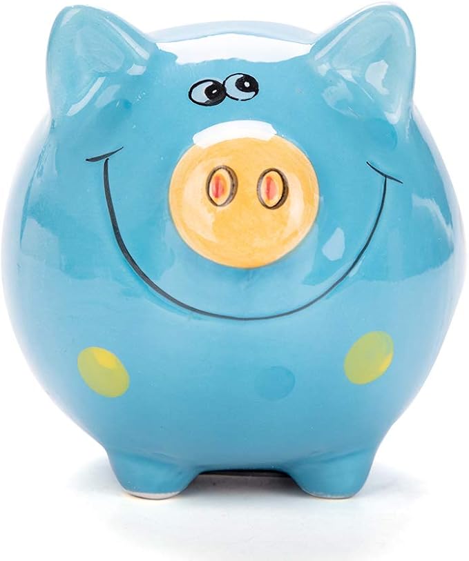 JYPHM Ceramic Piggy Bank for Kids Piggy Bank Boys and Girls