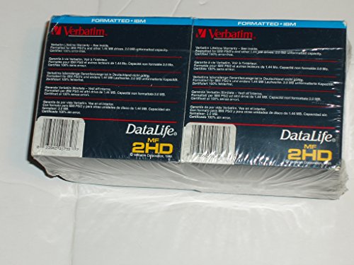 20 Piece Formatted IBM Verbatim DataLife MF 2HD 3.5 Inch Microdisks.