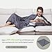 ZonLi Weighted Blanket 15 lbs(48''x72'', Twin Size, Grey), Weighted Blanket for Adults, with Glass Beads