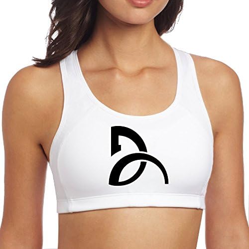 EWIED Women's Novak Djokovic Aerobics Gym Bra White SizeS