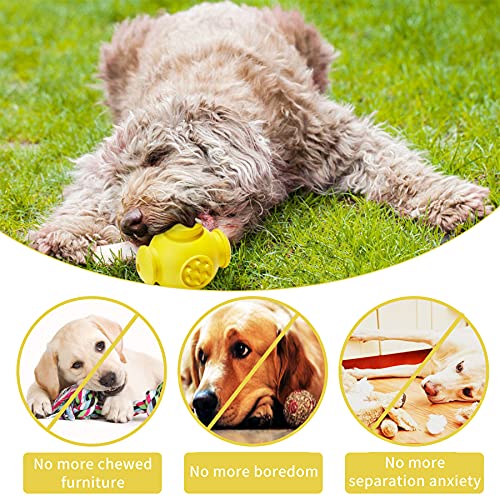 Dog Puzzle Toys for Aggressive Chewers,4 Pack Dog Chew Toys for Small
