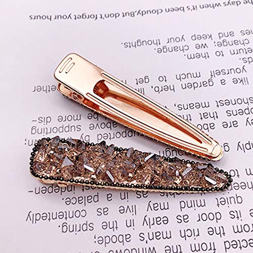 image for Messen Shining Crystal Hair Clip Gold Hair Pin Headwear for Women Duck