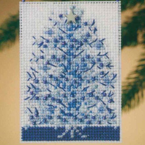 Silvery Tree Charmed Ornament - Cross Stitch Kit