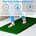 Large Grass Door Mat Rug with SmartDrain Technology - Stain Resistant Green Turf Perfect for Inside, Outside, Home Entryway, Patio, Balcony, Porch, RVs or Camping, Rectangle Size of 2X4 Feet