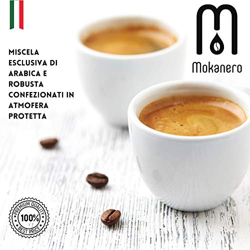 Mokanero - Italienischer Espresso - Mischung aus gerösteten und gemahlenen Kaffeekapseln A Modo Mio - 50 Kapseln – Bild 6