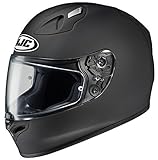 HJC FG-17 Full-Face Motorcycle Helmet (Matte Black, Large)