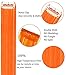 Rhyme 9 PCS Orange Hairpieces Colored Hair Extensions Clip in/On for Girls and Dolls Hair Accessories Wig Pieces for Kids (Orange)thumb 3