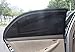 ocuS Auto Car Window Shade 2PCS Breathable Mesh Vehicle Side Window Sunshade Automotive Window Sun Shade