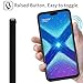 OUBA Huawei Honor 8X Case, [Shock Absorbing] Air Hybrid Slim fit Armor Shockproof Drop Protection Crystal [Clear] Back Protective Case + TPU Bumper Cover for Huawei Honor 8X - Black