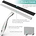 TopCharm Household Squeegee Shower Squeegee for Shower Doors Bathroom Mirror Car Glass All Purpose Window Squeegee Stainless Steel with Hook and Long Handle,14 Inch Shower Blade, Silver