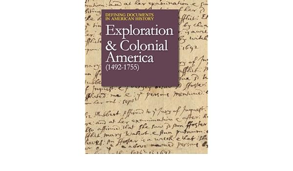 Amazoncom Exploration And Colonial America 1492 1755 - 