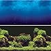 Vepotek Aquarium Background Double sides (Deep Sea/Water Plants) (48