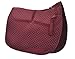 ECP Equine Comfort Products Contoured Correction Dressage Saddle Pad with Adjustable Memory Foam Shims, Quilted Poly-Cotton Design, Pressure Relief for Horses with Swayback or Muscle Loss