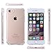 iPhone 7 Case, SKONYON Acrylic Back and Frame TPU Ultra Clear Shockproof Corner Reinforced 360 Degree Protection Shock Absorption for iPhone 7 4.7 inch(Clear)