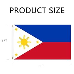 GSYLPFT The Philippines Flags for Outside 3x5