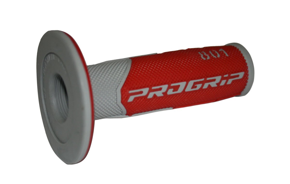 Progrip Motocross 801 PA080100GRRO Handlebar Grips Red/Grey