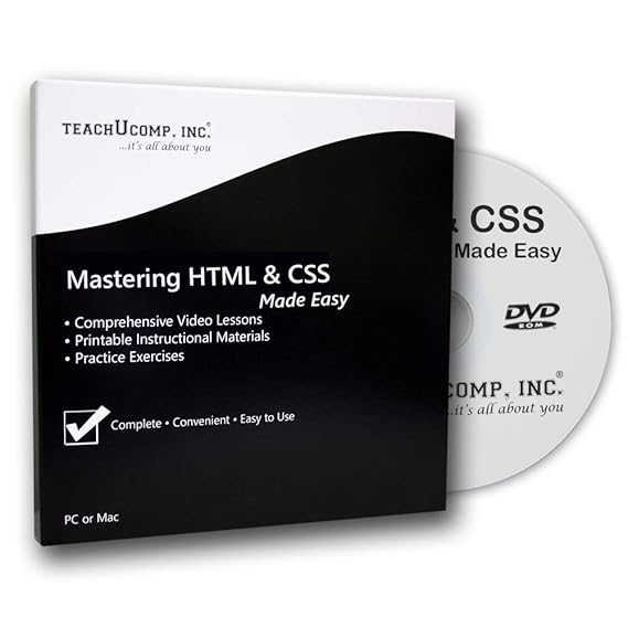 Amazoncom Mastering Html5 And Css3 Made Easy Training - 