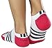 Adidas Women's Single Pack Tour Climacool Socks (6-10 US, White/Gray/Coral)